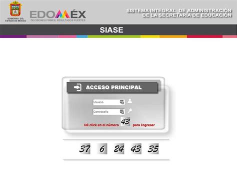 acceso siase edomex.